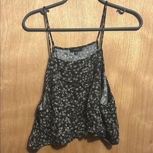 Talula Black Floral Women's Top